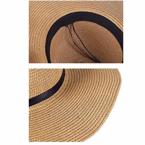 ✨NEW✨ Women Wide Brim floppy foldable hat - BEIGE - Picture 6 of 8